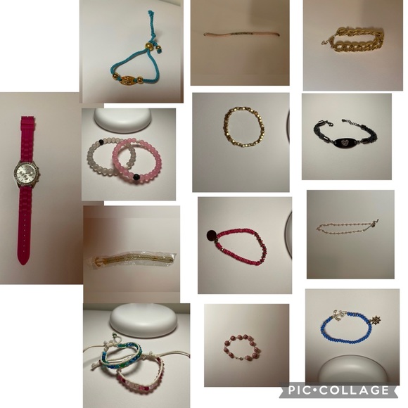 14 Bracelets + 1 Watch Bundle - Picture 1 of 16
